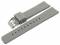 Uhrarmband 20mm grau Silikon EASY-CLICK...