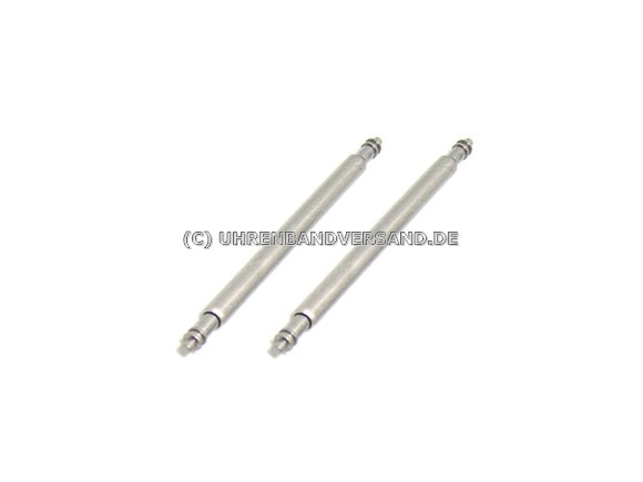 4 x  Edelstahl-Federstege 24 mm Bolzen Stege Vier Federstege Uhrenstift 